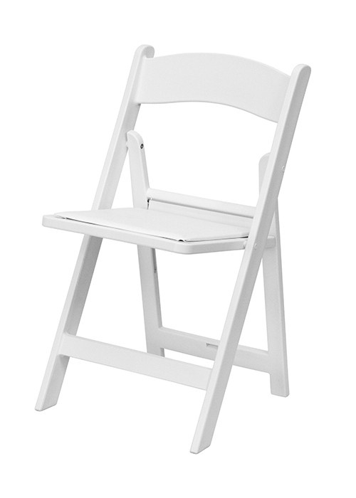 White Resin Chair