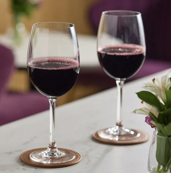 16 oz clear wine glass