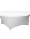 Black spandex table cover