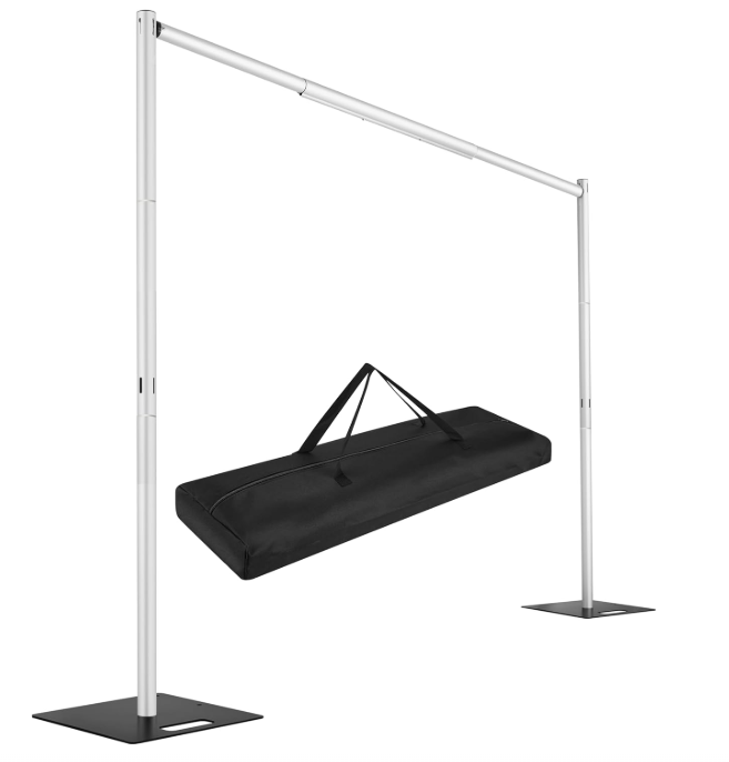 Pipe and Drape Backdrop Stand,8ft x 10ft Backdrop Stand