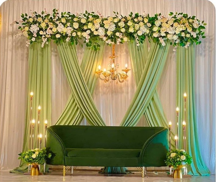 Pipe and Drape Backdrop Stand,8ft x 10ft Backdrop Stand