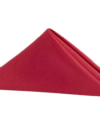 Premium Polyester Napkin 20"x20" - Apple Red